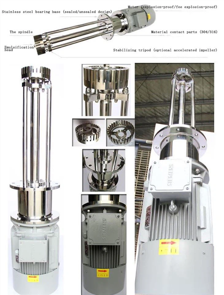 Mixer emulsionant lot