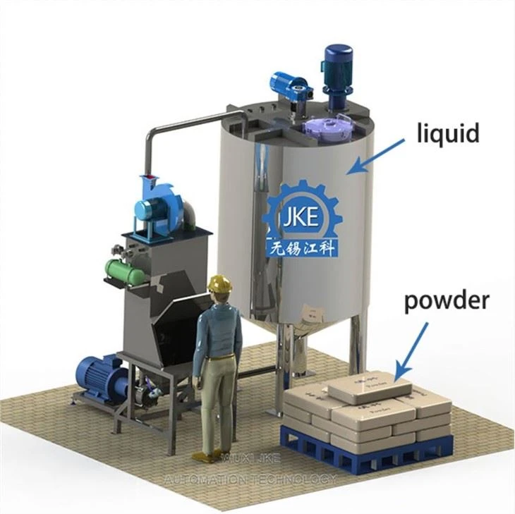 Industrial Powder Liquid Mixer